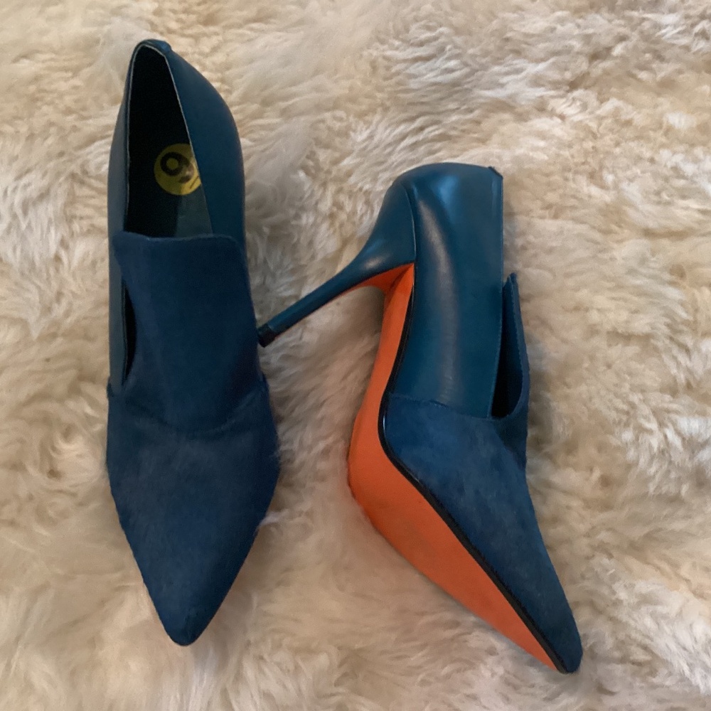 New calf hair pumps